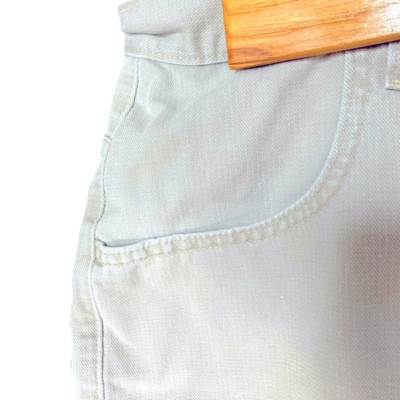 Levi’s Tan Denim Shorts, 12” High Rise 9” Inseam Size 32 Vintage - Picture 3 of 6